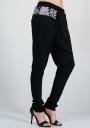 Cotton trousers with attractive element RUMENA