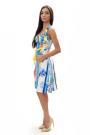 Rochie colorată pentru femei 6351/416