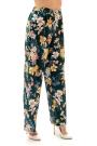 Pantaloni dama pentru vara de imprimeu flori Radek's Collection