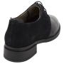 Women's black leather shoes 32978