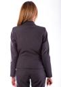 Sacou dama negru jacard imprimare flori Radek's Collection