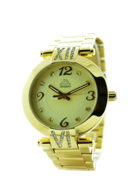 Kappa KP-1416L-D Women's gold crystal elegant watch