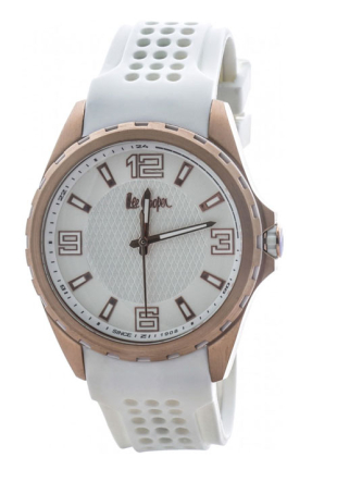 Медно-златист дамски часовник със силиконова каишка Lee Cooper LC-21L-G