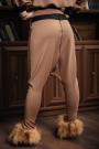 Pantaloni de culoare bej de damă Avangard