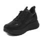 Women's leopard print sneakers TUSHE02BLACKLEO