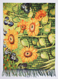 Scarf picture - Sunflowers 3105