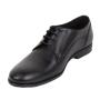 Men's black leather evening shoes 33161