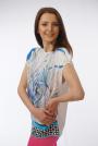 Women's blouse made of natural silk 4190-114-100