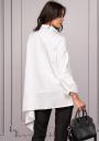 Women's set of white shirt tunic and black trousers Avangard