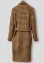 Women's winter coat in camel color with belt 12105-844