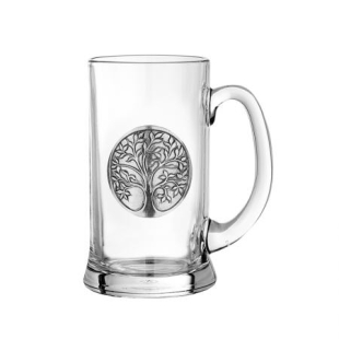 Beer mug with engraving tree of life DG064