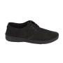 Men's black nubuck leather shoes 33641