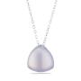 Silver necklace with chalcedone GL1006N Swan