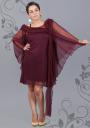 Туника рокля с подплата и декорация воали ILINA Fashion