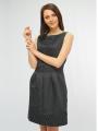 Rochie gri pentru femei cu ornamente 77346