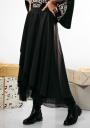 Long women's skirt with a multi-layered effect Avangard