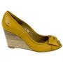 Women's open toe yellow shoes 32862