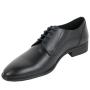 Men's shoes elegant black smooth leather