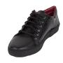 Men's black leather shoes 33707