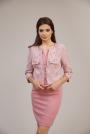 Women's bolero boucle pink tweed 42105-750