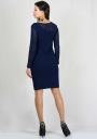 Blue rhombus lace dress RUMENA