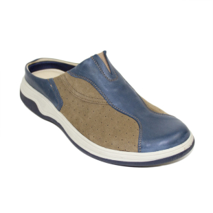 Men's natural leather clog VIHRENCAFE