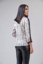 Bluză de damă elegantă cu guler 81924-219-900