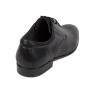 Men's black leather evening shoes 33171