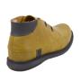 Men's mustard leather boots with warm lining 20556