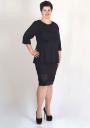 Blouse with peplum effect and  Skirt with elastic waist BF RUMENA maxi