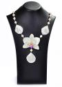 Колие с естествена орхидея и перли Майорка Fantastic Orchid Dannyra Jewels