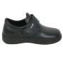 Men's orthopedic black leather shoes 32193