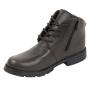 Women's brown leather clark boots with warm lining