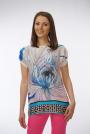 Women's blouse made of natural silk 4190-114-100