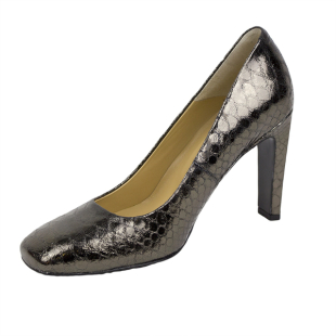 Women's shoes elegant high heel 9 cm with snakeskin effect 19005-01SNAKE