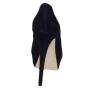 Ladies formal shoes with open toes and high heels 3287BLUE