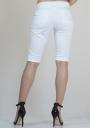 White cropped jeans with cuffs RUMENA