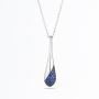 Silver necklace with tanzanite JT7954N Swan