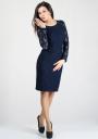 Dark blue elegant lace dress BF RUMENA