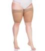 Plus size beige lycra thights protectors