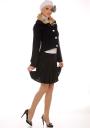 Set of Knited Coat and Skirt in Dark Blue Z-2011/2012