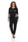 Ladies shirt in black and pink Avangard