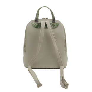 Casual women's backpack bag green right 786-38