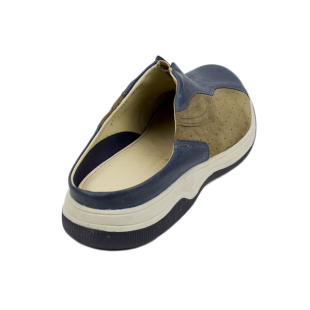 Men's natural leather clog VIHRENCAFE