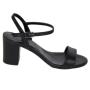 Sandale dama din piele naturala negra 18200black