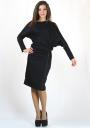 Black dress with lace back and zippers BF Rumena