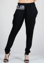 Cotton trousers with attractive element RUMENA