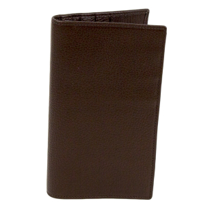 Men's brown leather wallet 32878