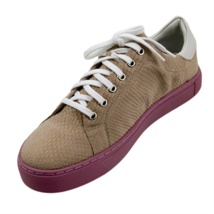 Дамски маратонки в розово и бежово 36302PINKPINK