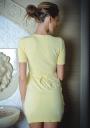 Rochie-tunica galbena din tricotaj fin cu decolteu in forma de V, Z-2012